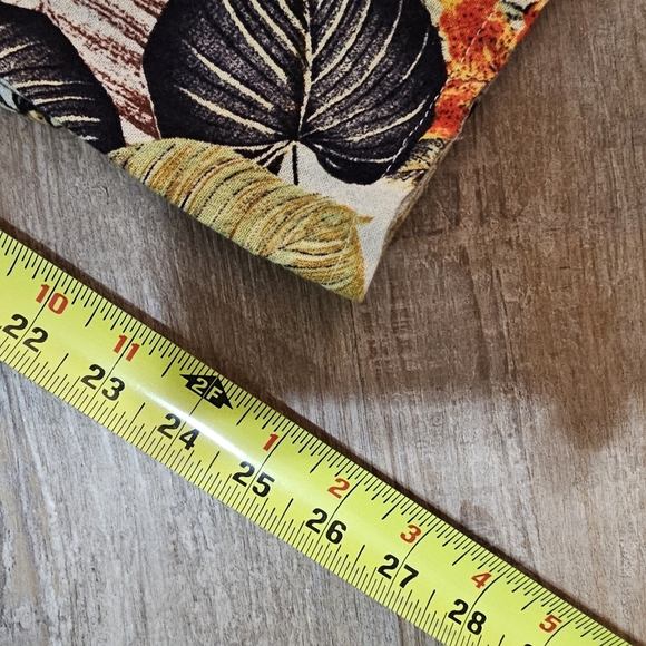 Floral Print Women's 100 % Cotton Pants, Elastic Waist Size L - Picture 8 of 10